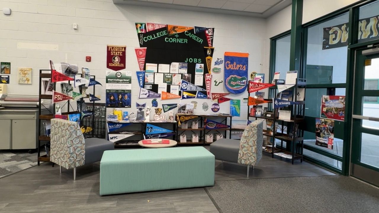 Lakewood Ranch High School starts career corner inside library