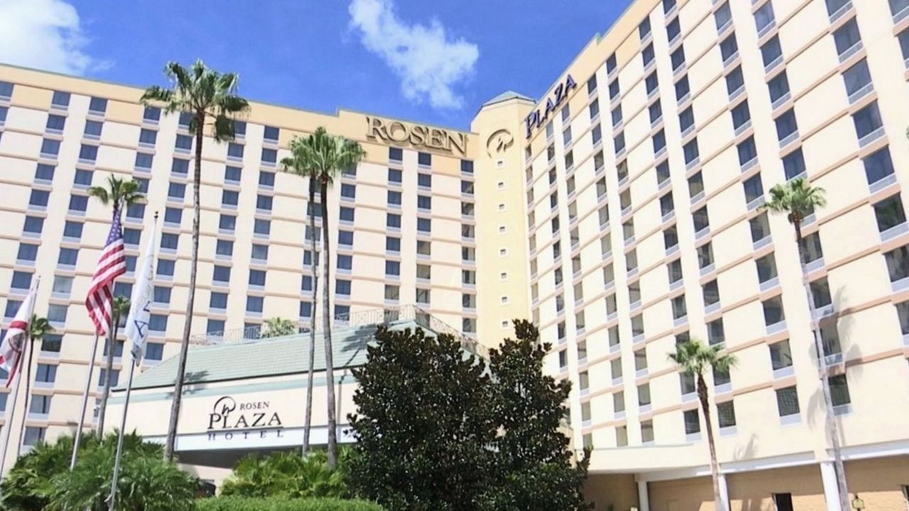 The 800-room Rosen Plaza Hotel reopened in July 2020 after a statewide shutdown because of the COVID-19 pandemic, but many of the Rosen resorts remain closed. (File)