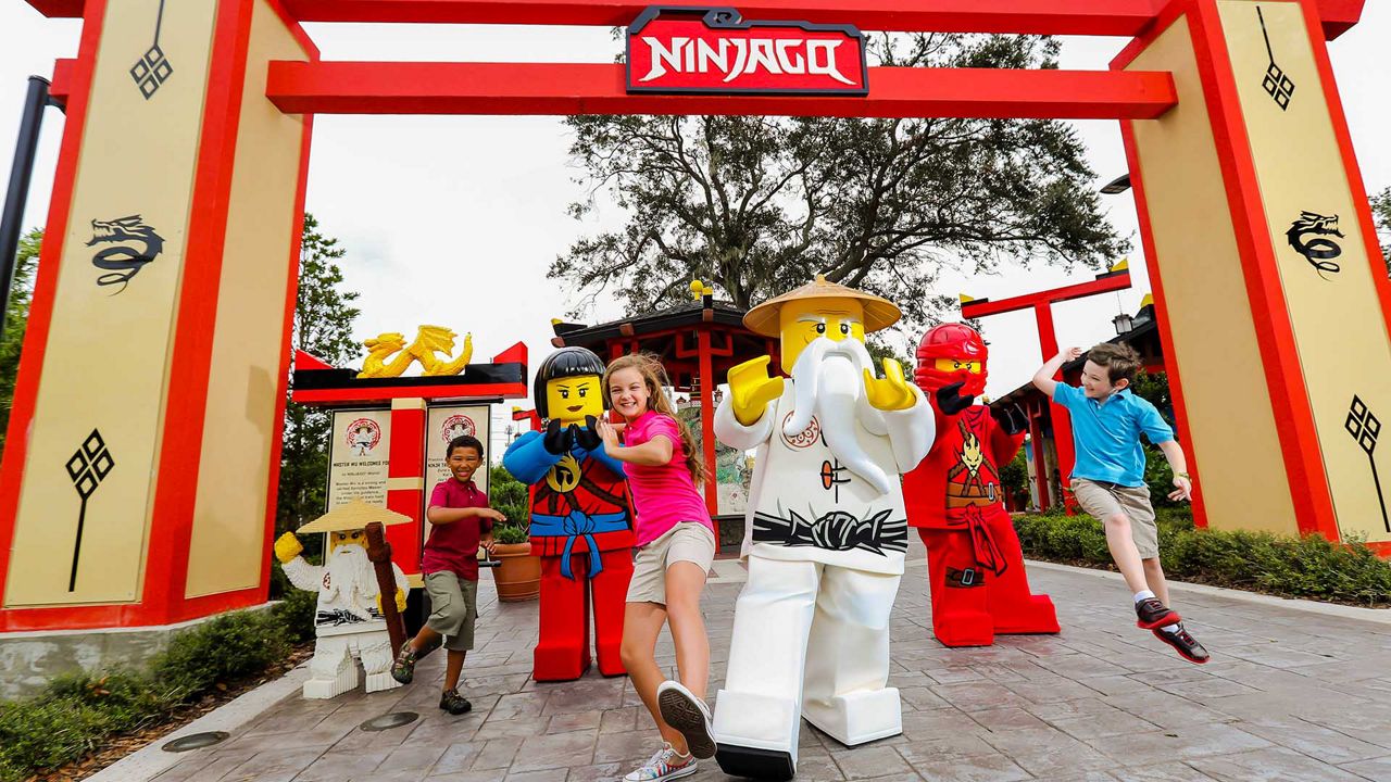 Legoland Florida's Ninjago Days include character meet-and-greets, themed activities and food. (Courtesy of Legoland Florida)