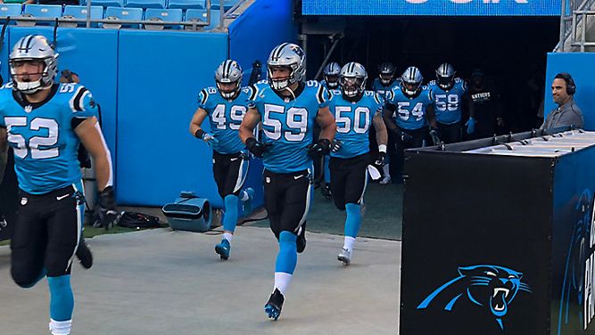 Football: Luke Kuechly Jersey Retirement Ceremony 