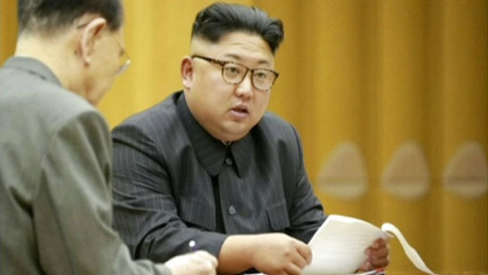 North Korea's leader Kim Jong Un in 2017.  (KRT via AP Video, file)