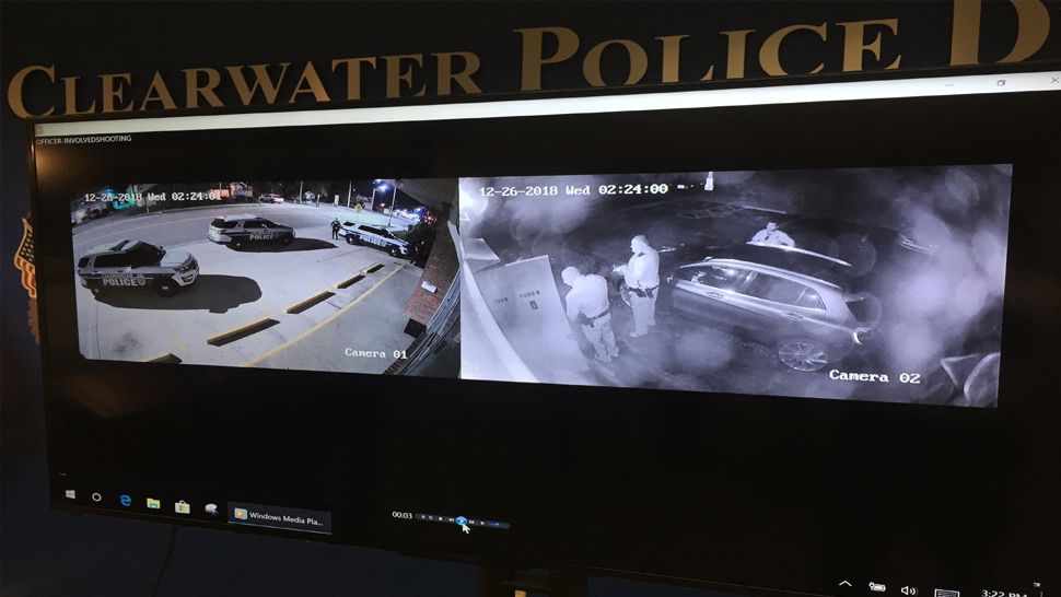 Clearwater Police Release Video In Officer Involved Shooting