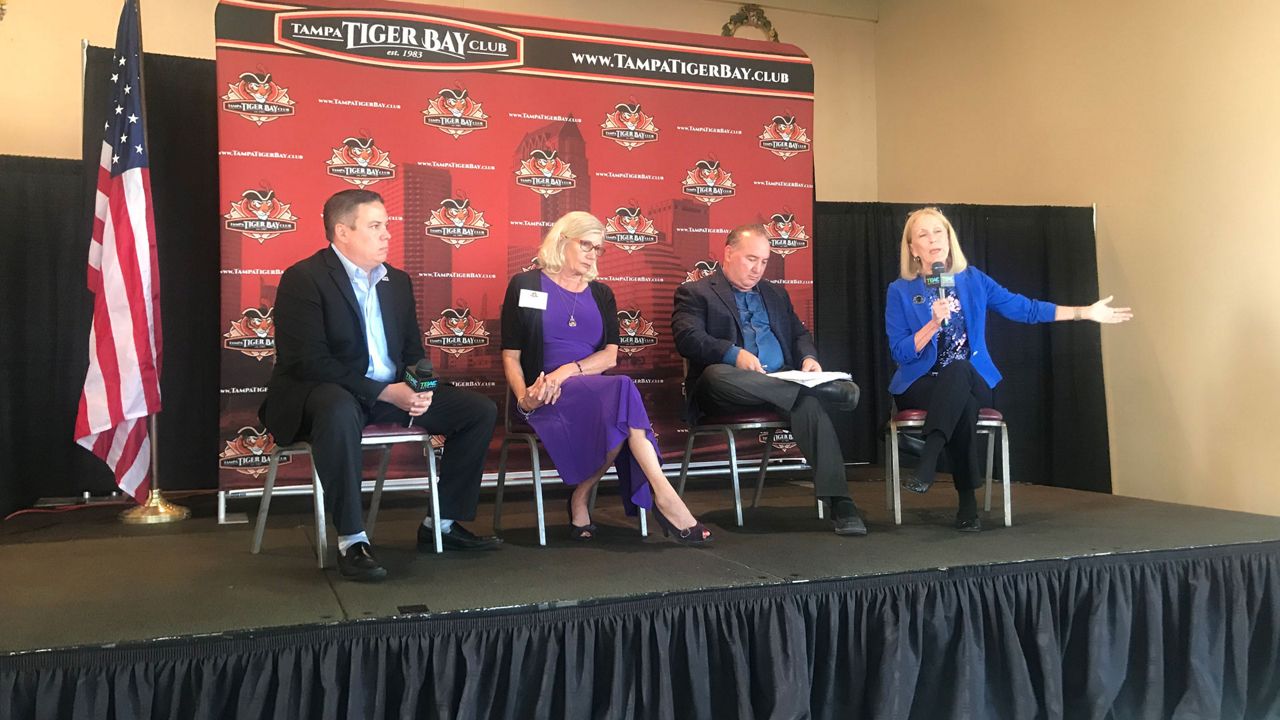 County officials talked "The Politics of Growth" at a Tampa Tiger Club discussion held at the Cuban Club in Ybor City on Friday, January 17, 2020. (Mitch Perry/Spectrum Bay News 9)