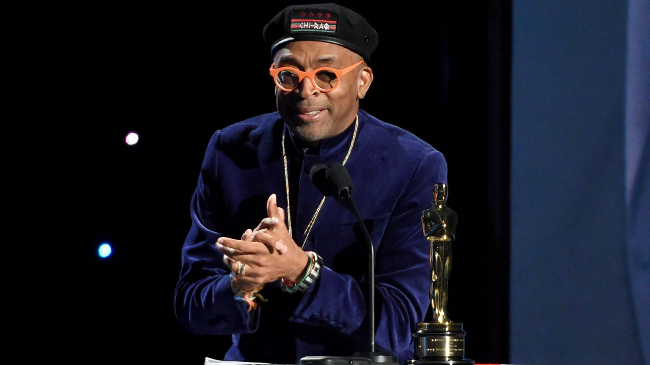 Spike Lee accepts an honorary Oscar at the Governors Awards at the Dolby Ballroom on Saturday, Nov. 14, 2015, in Los Angeles. (Photo by Chris Pizzello/Invision/AP)