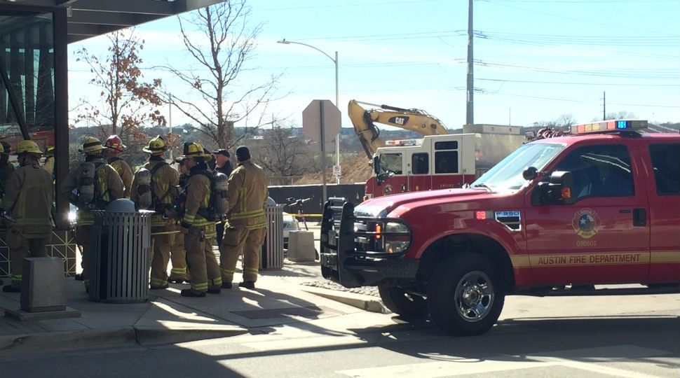 Austin Fire Department on scene of gas leak in downtown area (Spectrum News)