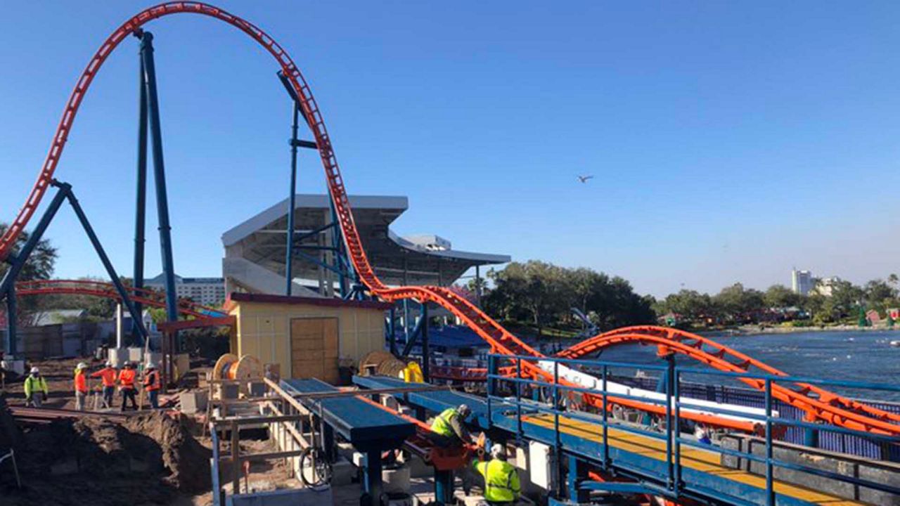 Behind the Construction Walls of SeaWorld s Ice Breaker