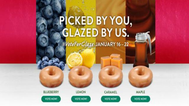 Krispy Kreme voting promotion