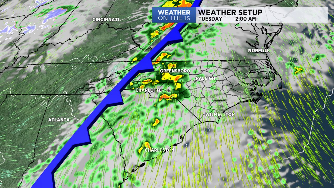 Next cold front arrives tonight