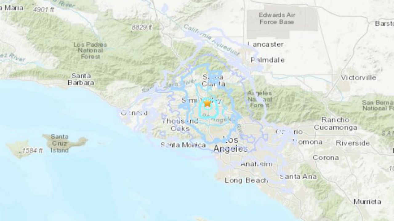 Earthquake now granada hills