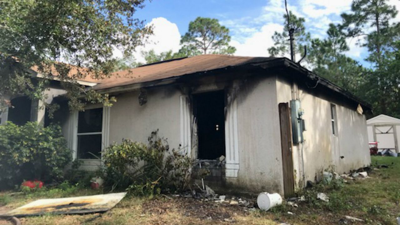 Palm Bay firefighters quickly extinguished a house fire Friday on Daley Street SE, according to Palm Bay Fire Battalion Chief Gaius Hall. (Palm Bay Fire)