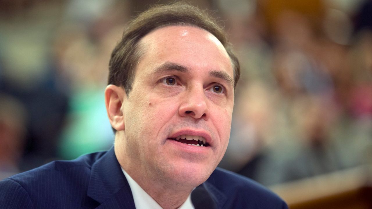 A January 25, 2016, file phot of Dr. Howard Zucker, commissioner for the New York State Department of Health, testifying during a joint legislative budget hearing on health and Medicaid. 