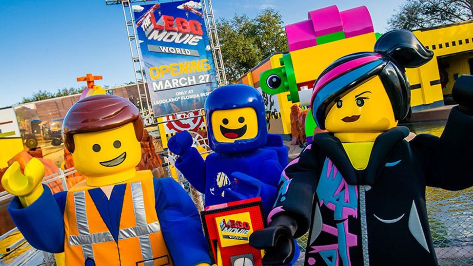 The Lego Movie World will open Wednesday at Legoland Florida. (Legoland Florida)