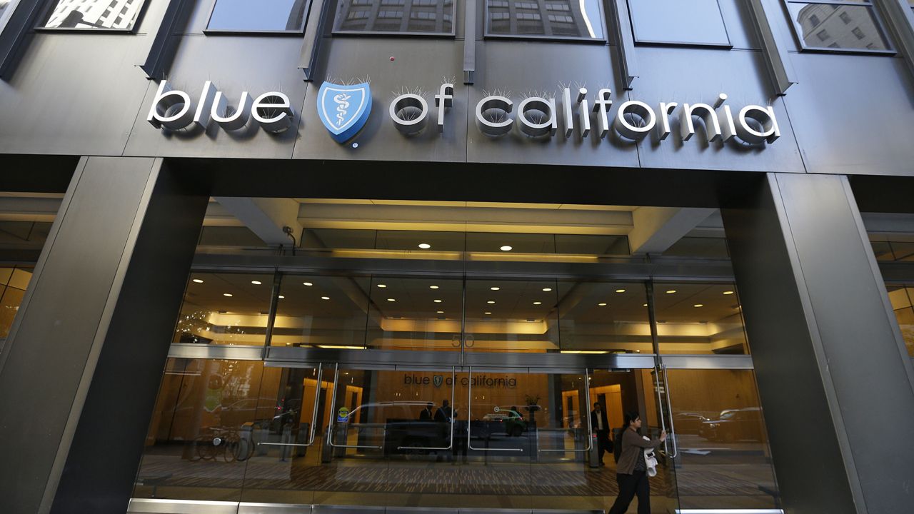 The headquarters building of Blue Shield of California in San Francisco. (AP Photo/Eric Risberg)