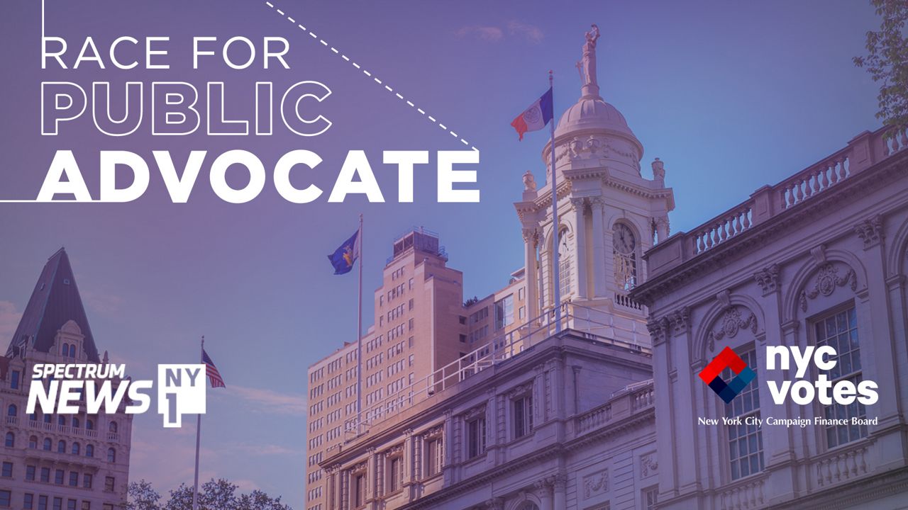 Race for Public Advocate NY1 NYC Votes New York City Campaign Finance Board logos
