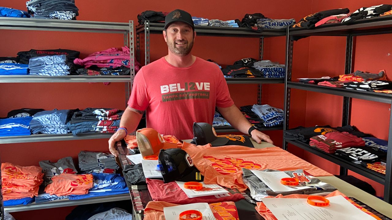 Tampa Clothing Company Celebrating the Bucs