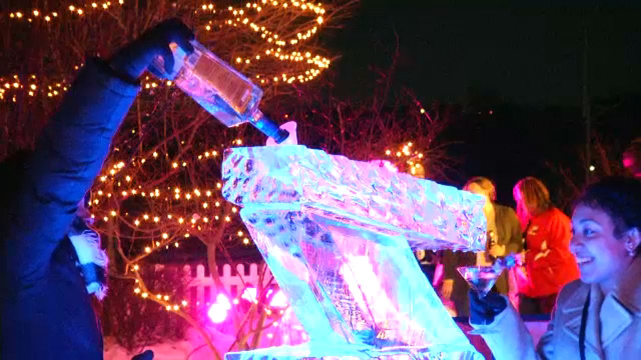 Crowd To Brave the Cold for Watkins Glen 'Ice Bar'