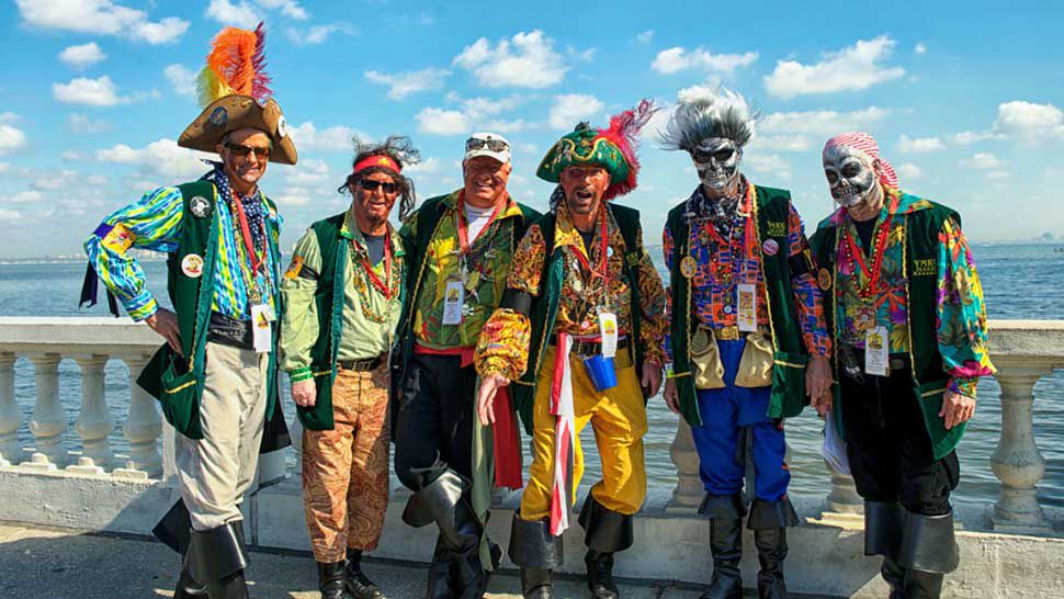 Ye Mystic Krewe lead the "pirate invasion" of Tampa every year at Gasparilla Pirate Fest! (Courtesy of Gasparilla Pirate Fest)