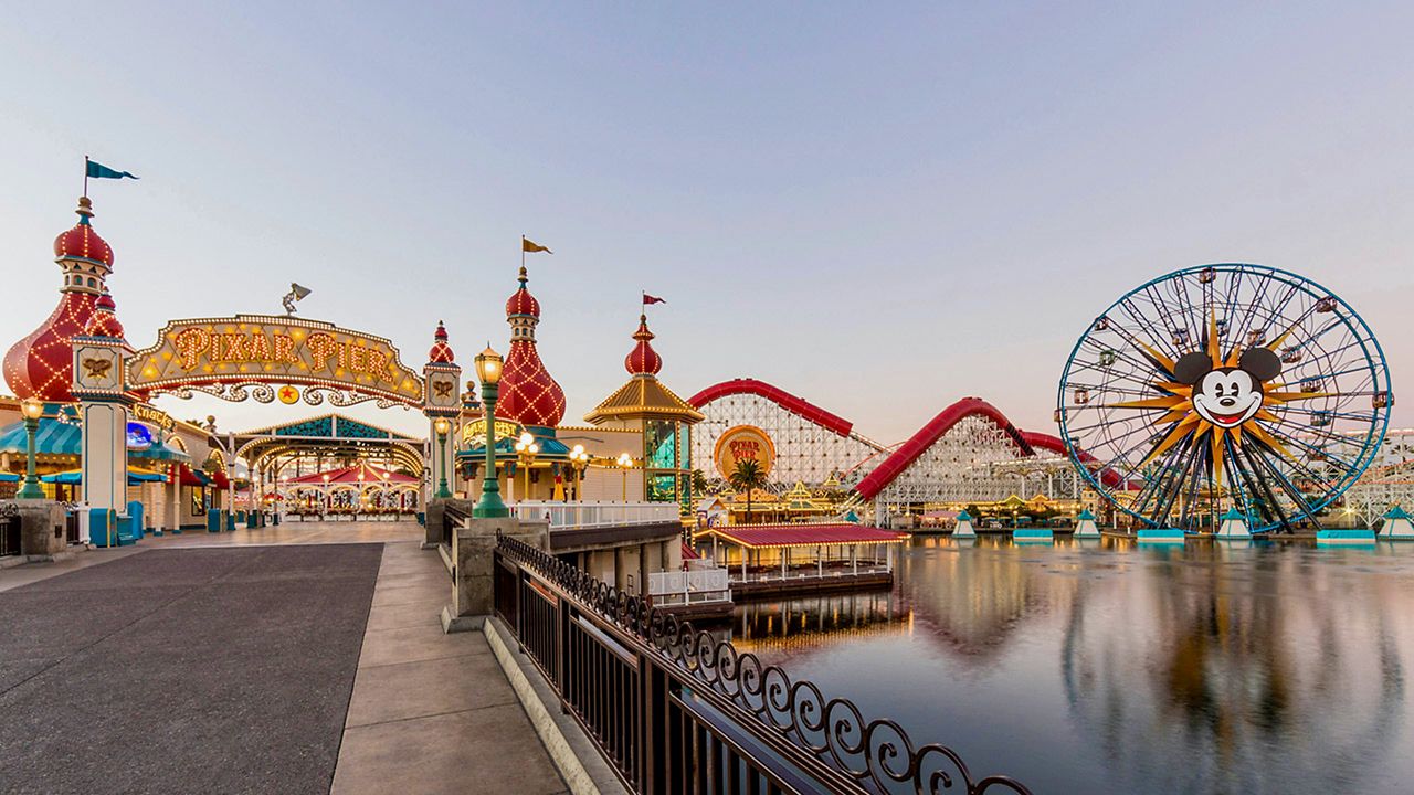 The Pixar Pier at Disney California Adventure