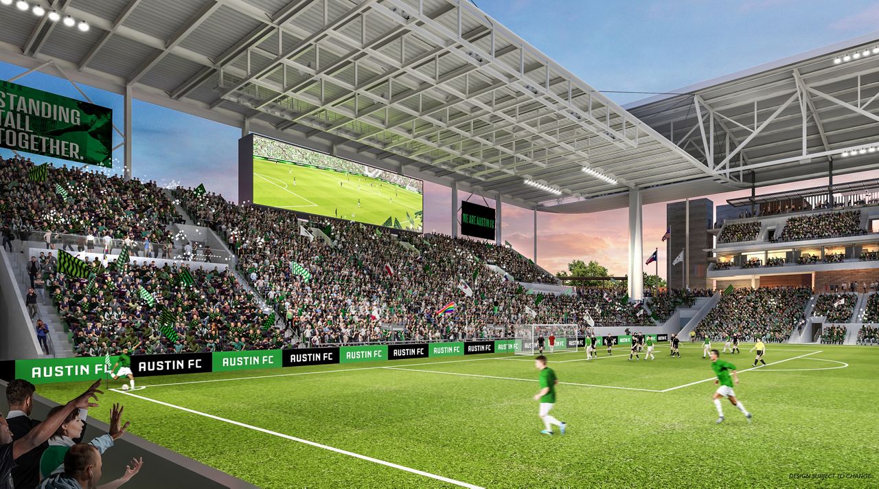 Renderings from the future Austin FC Stadium. (Photo Credit: Austin FC)