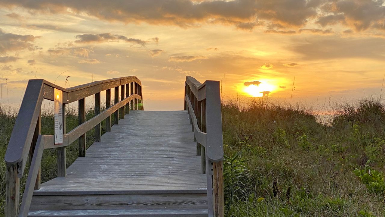 Submitted via the Spectrum News 13 app: Enjoy Wednesday's nice weather while it lasts, because it is expected that Thursday will usher in gusty winds and rain. (Photo courtesy of Val Stunja, viewer)