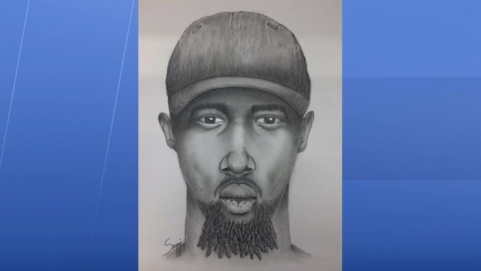 The Orlando Police Department released the sketch of a man that it stated allegedly robbed the Orlando Federal Credit Union twice. (Orlando Police Department)