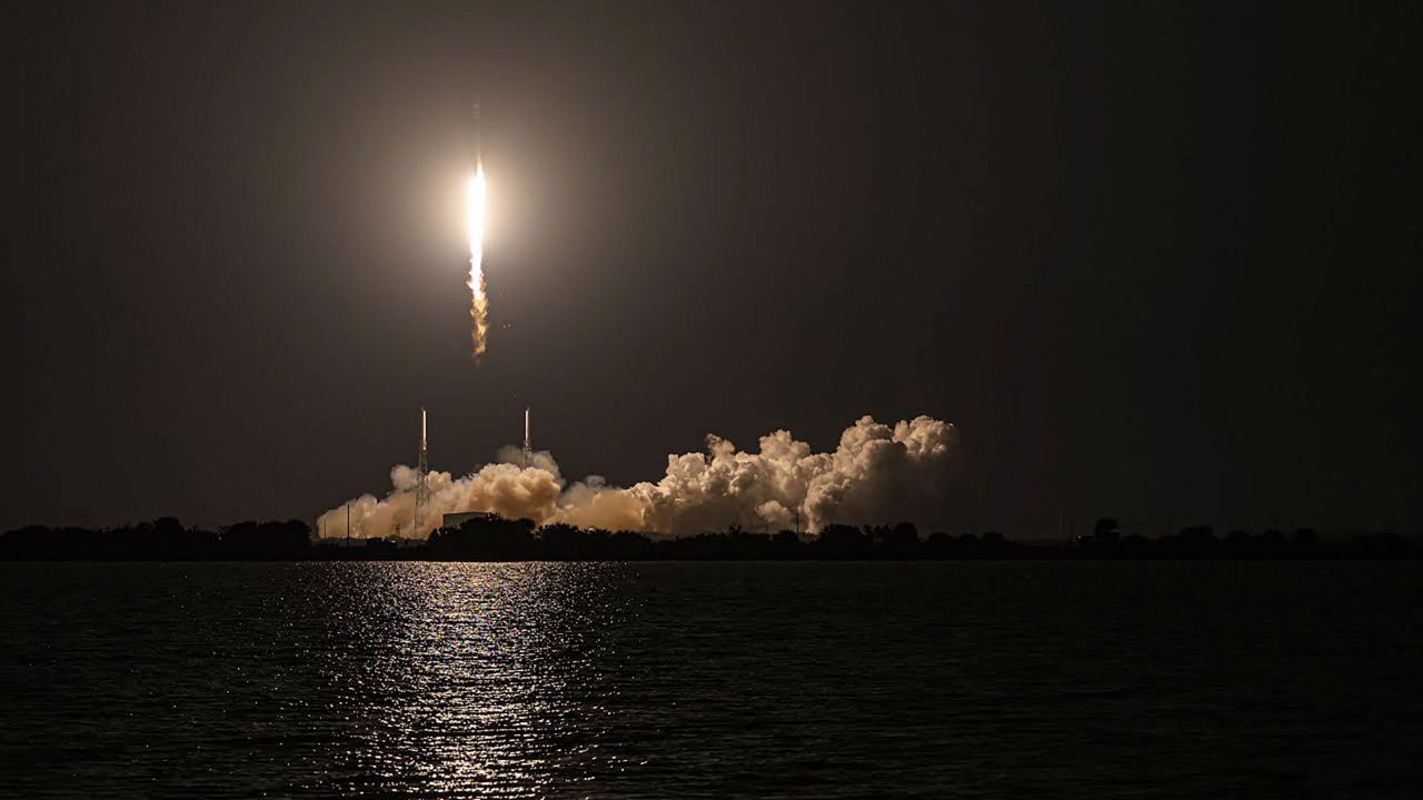 SpaceX’s Falcon 9 rocket sent up the Inmarsat I-6 F2 mission into orbit from Space Launch Complex 40 at Cape Canaveral Space Force Station on Friday, Feb. 17, 2023. (SpaceX)