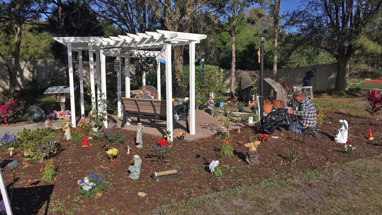 Dozens Clean Garden in Honor of 11-Year-Old Carlie Brucia