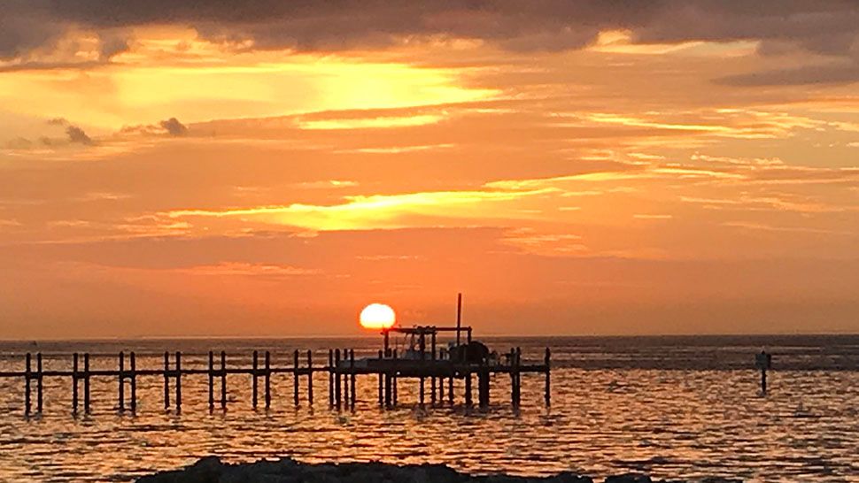 Submitted via the Spectrum Bay News 9 app: Sunset in Apollo Beach, Sunday, Feb. 3, 2019. (Courtesy of Kathy Goolsby)