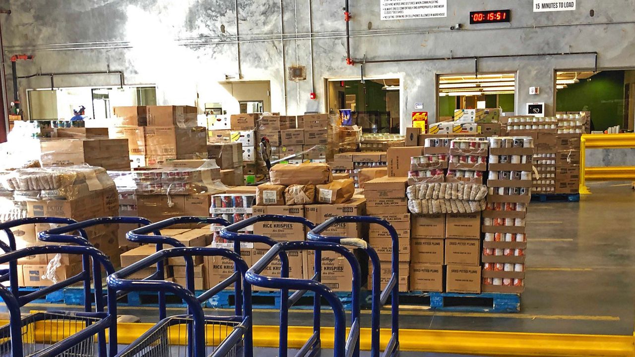 Food Bank Awaiting Hungry Families Amid Public Charge Rule