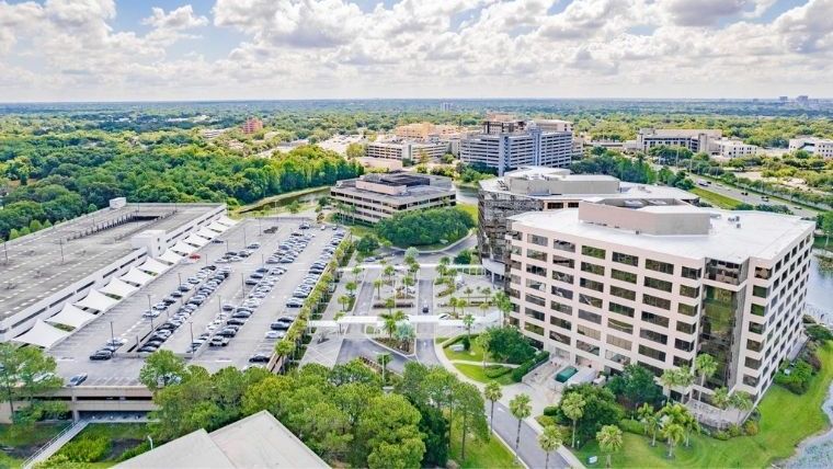 BayCare is acquiring a 36-acre office park next to the St. Joseph's campus. (Rendering provided by BayCare)