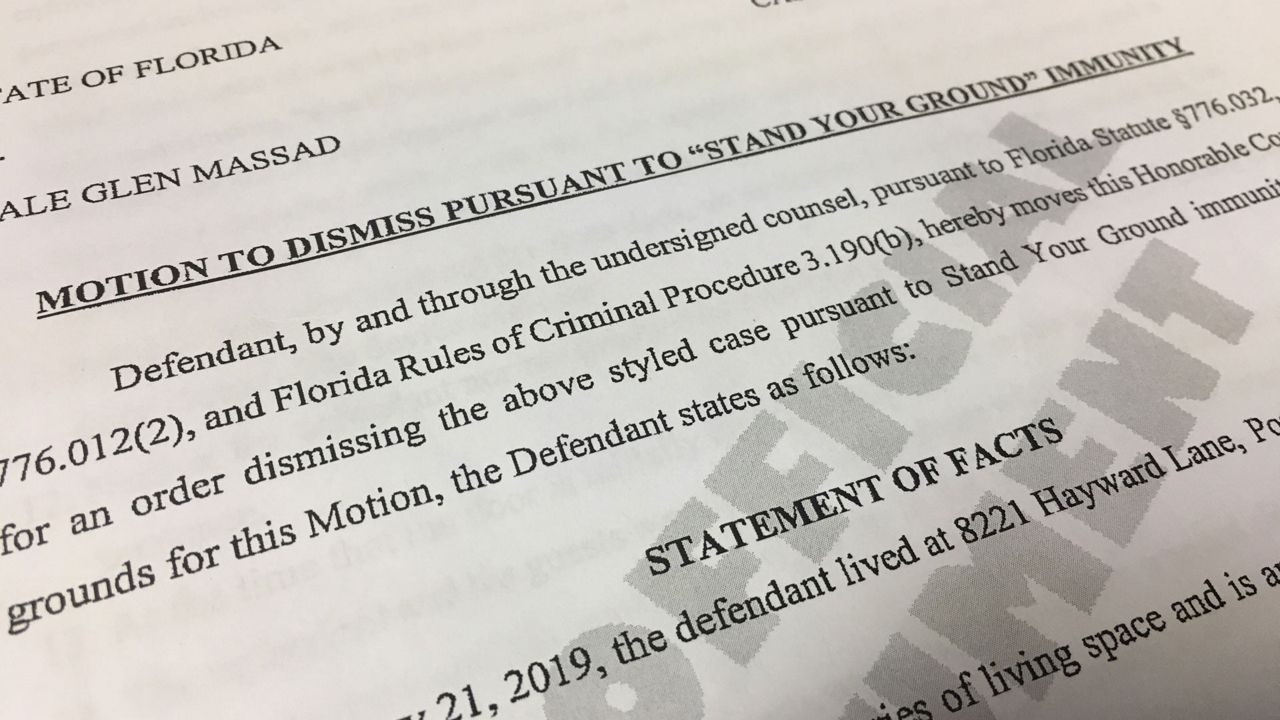 Dale Massad Attorneys File Stand Your Ground Motion