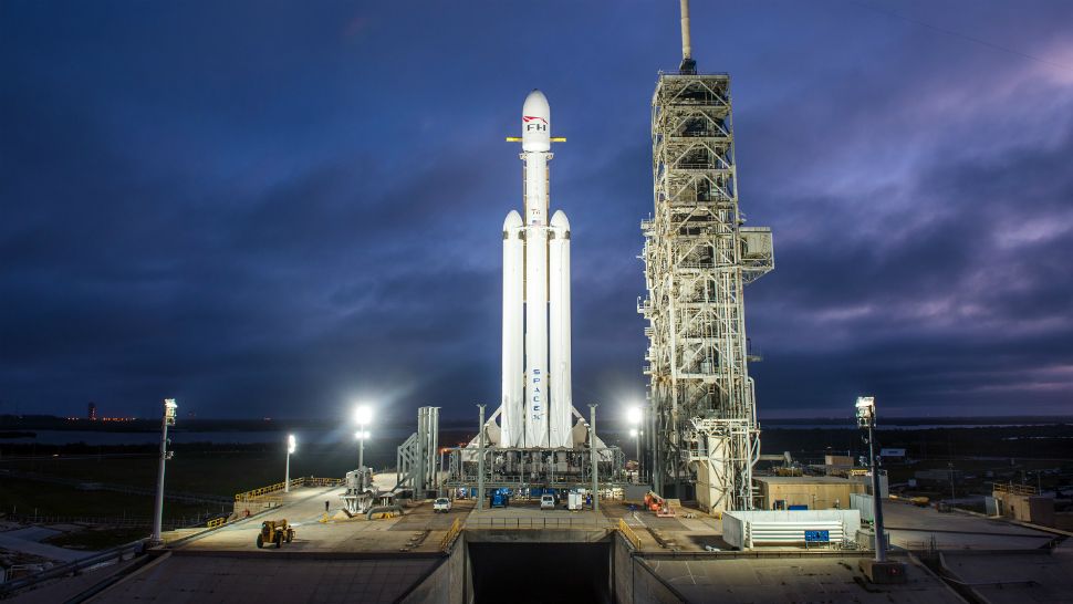 The Falcon Heavy rocket made its debut back in February at the Kennedy Space Center. (File photo)