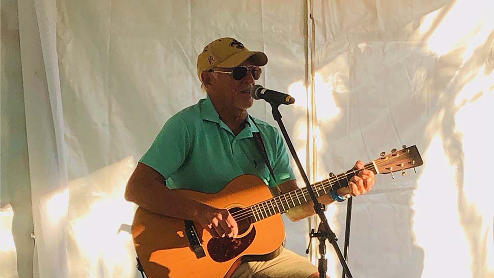 Jimmy Buffett surprised guests at the new Margaritaville Hotel on Tuesday. (Courtesy of Margaritaville Resort Orlando)