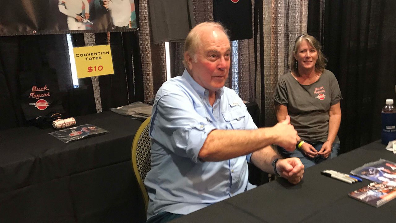This year's headliner was Gil Girard, who played the lead character in the late 1970's TV show "Buck Rogers in the 25th Century." (Greg Pallone/Spectrum News)