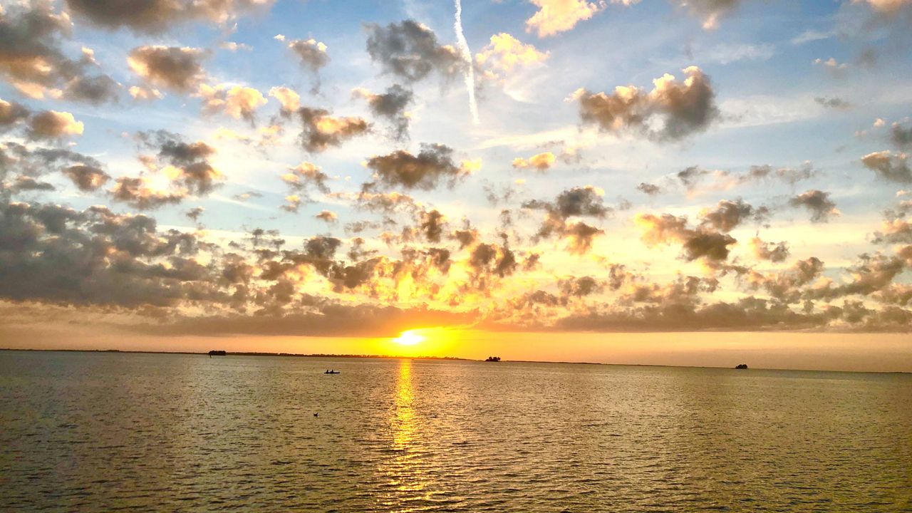 Sunset at Crystal Beach (Courtesy: Francis Hyland, viewer)