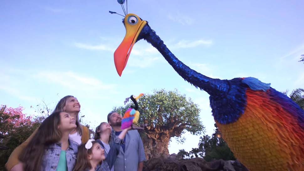 Kevin, the character from Disney-Pixar's Up is now roaming around Disney's Animal Kingdom. (Courtesy of Disney)