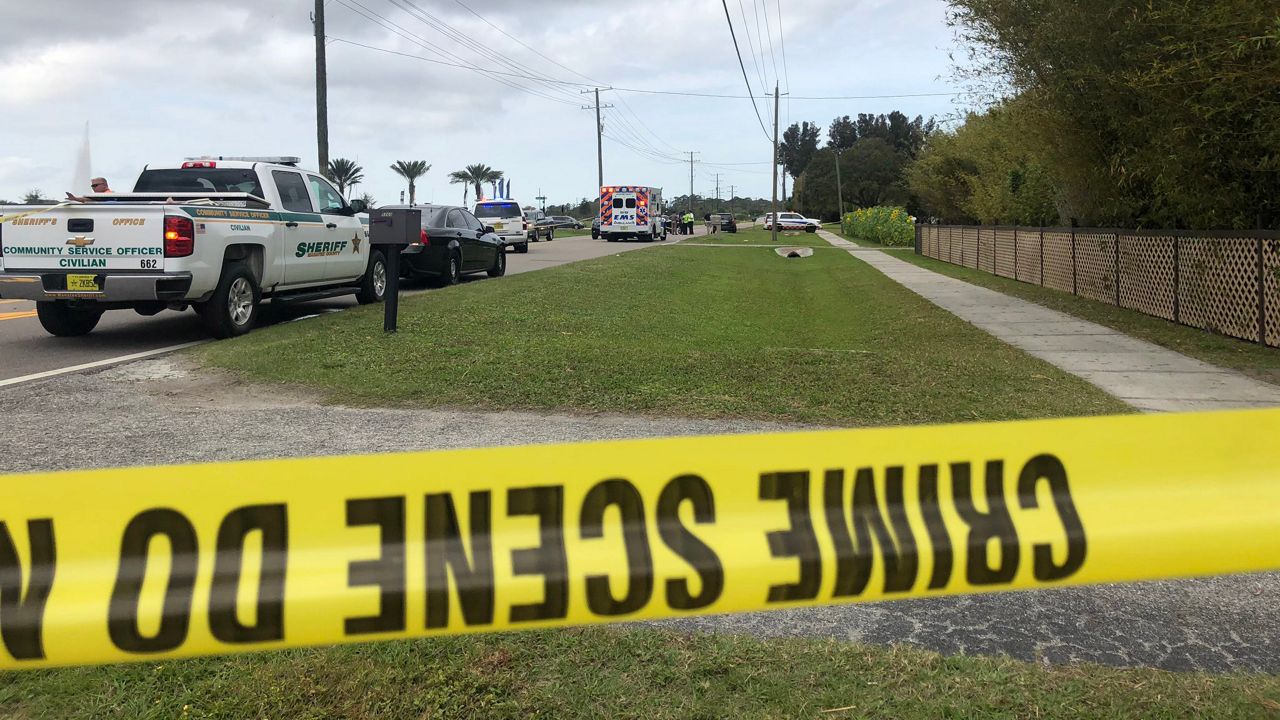 A child was hit and killed by a vehicle Friday morning on 69th Street East in Palmetto. (Gabby Arzola/Spectrum Bay News 9)