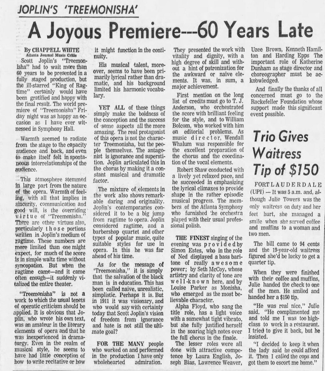 (The Atlanta Constitution, Sunday, Jan 30, 1972)