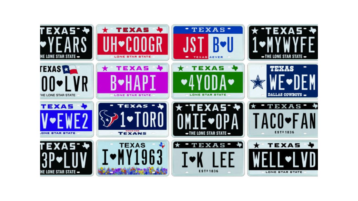 Custom license on sale plate cost