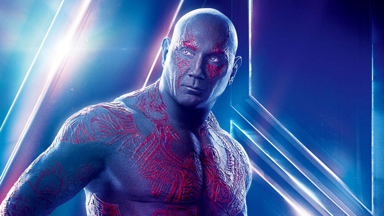 Dave Bautista as Drax the Destroyer. (Marvel)