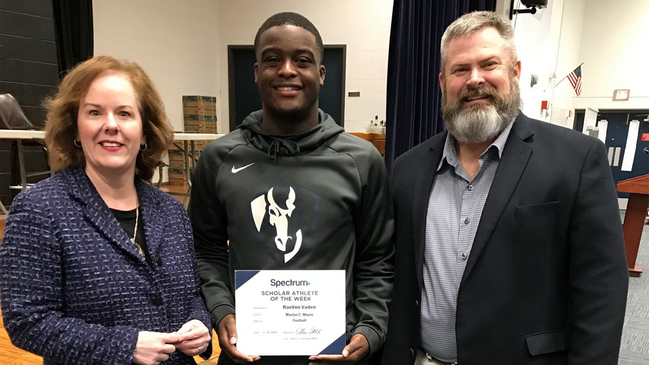 Spectrum's Scholar Athlete Raevon Vaden