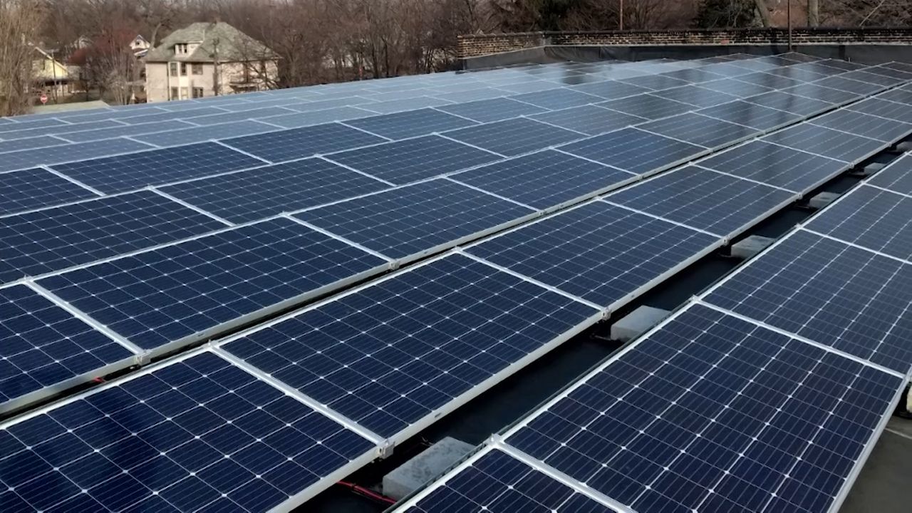 solar panels installed