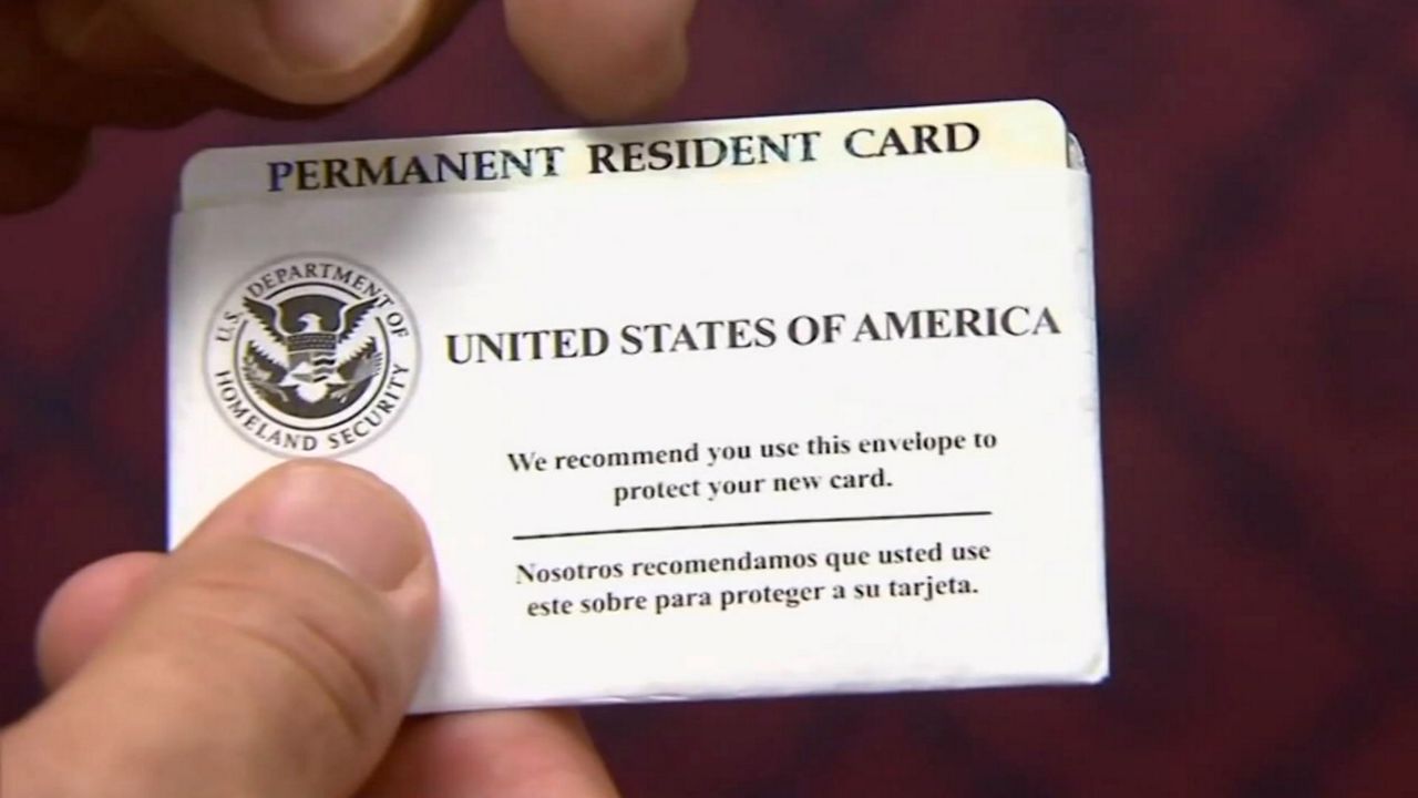 Permanent residency card