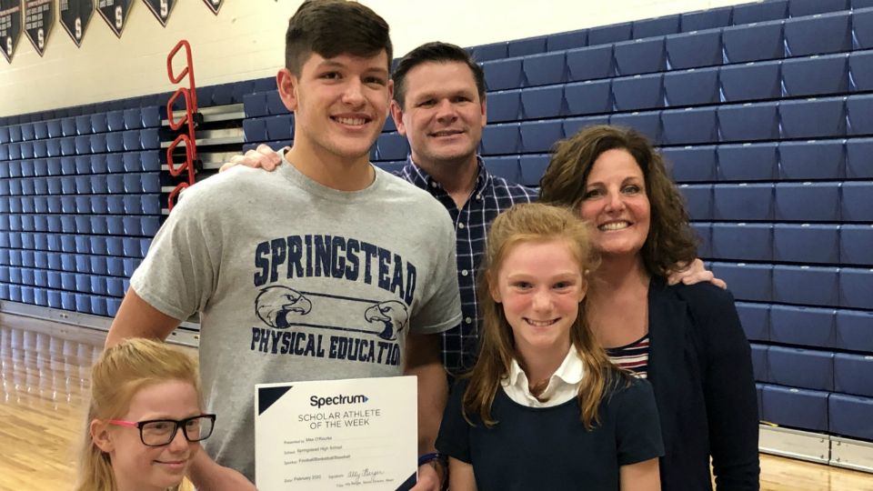 Max O'Rourke recently received a certificate from Hernando County School Superintendent John Stratton. He'll receive a $1,000 scholarship for the school of his choice at the end of the this school year.