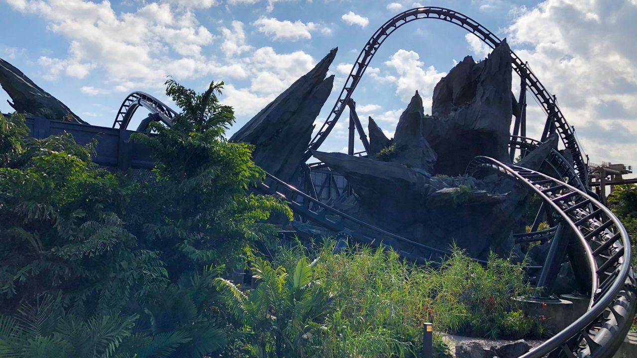 Jurassic World VelociCoaster at Universal's Islands of Adventure. (File)