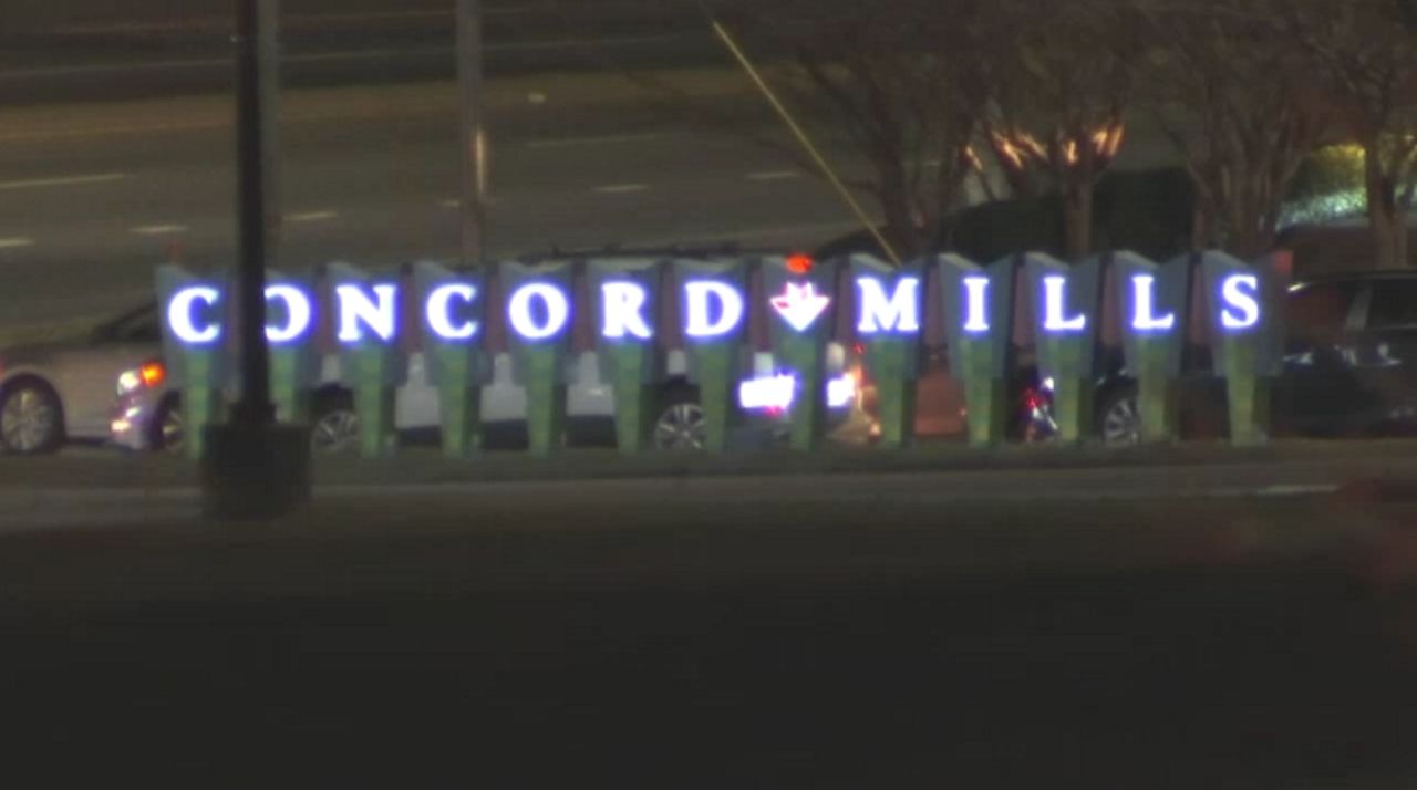 Concord Mills mall sign