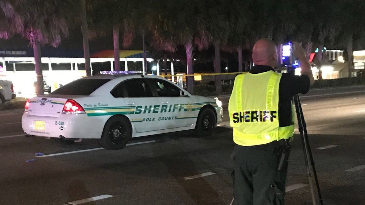 A Polk County Sheriff's Office is investigating a pedestrian fatal accident on U.S. 98 after a 44-year-old man darted out into the roadway and was hit by a deputy patrol vehicle. (Polk County Sheriff's Office)