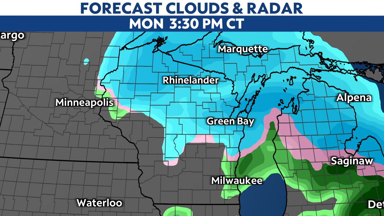 Central Wisconsin, Green Bay, Fox Valley winter storm forecast Tuesday