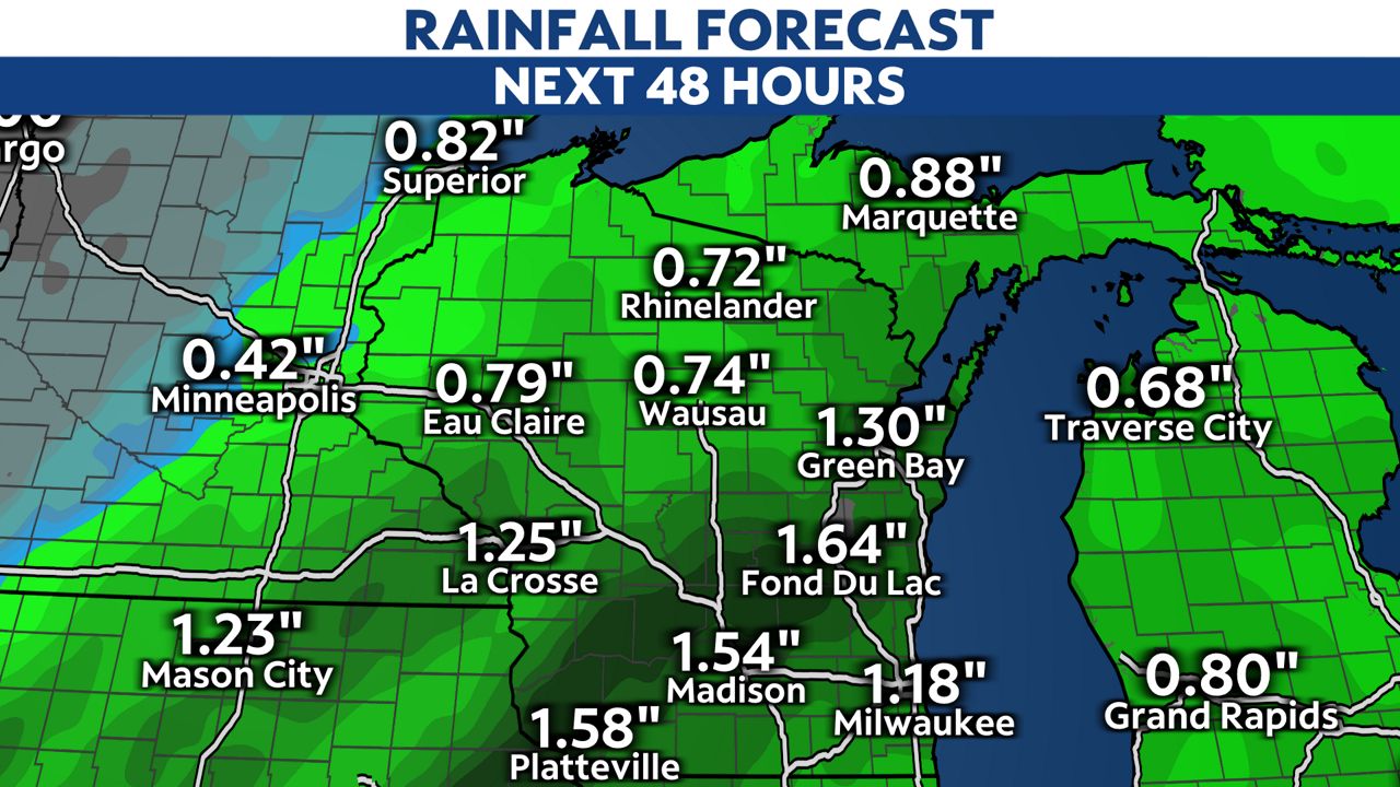 A messy situation sets up across the state for Monday