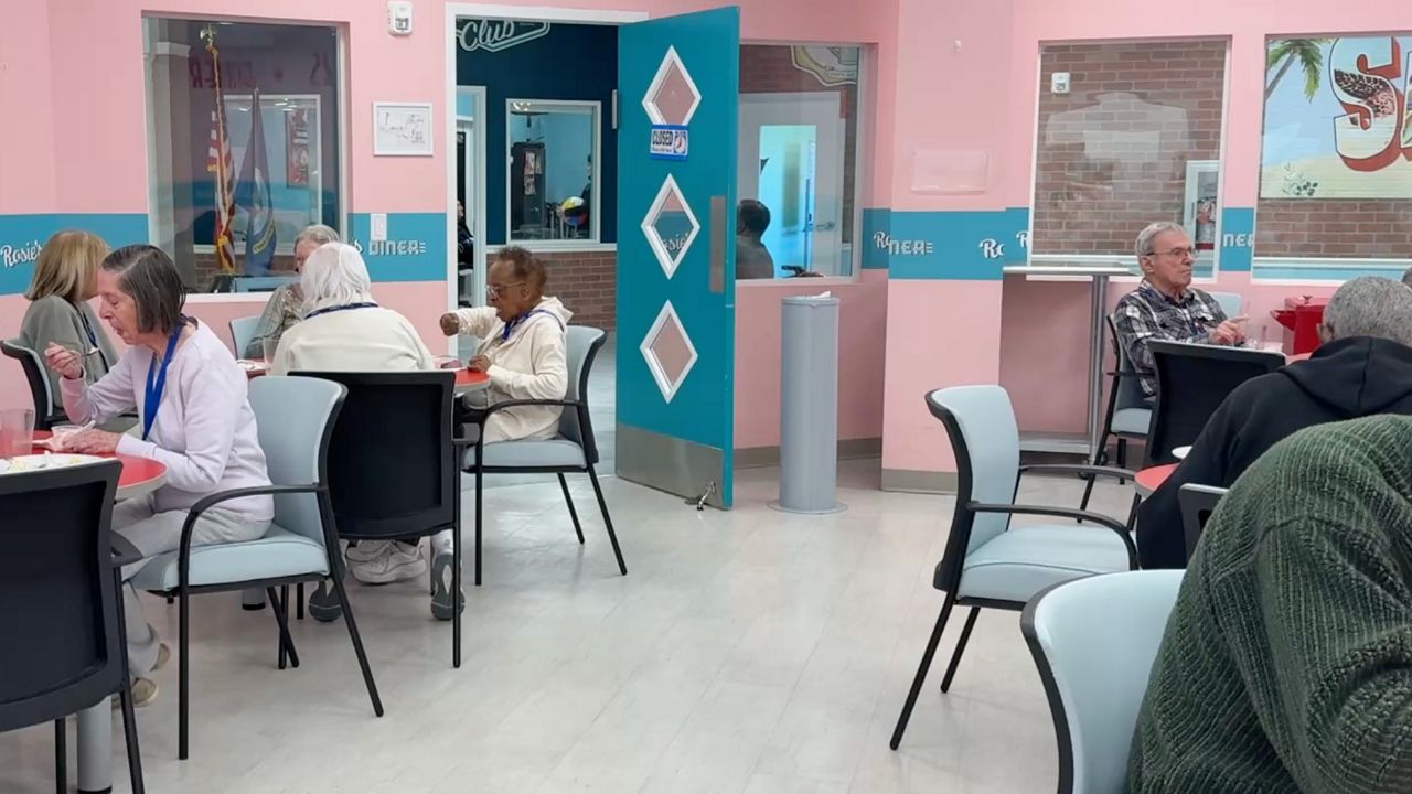 Town Square Adult Day Center on University Parkway is looking for local restaurants to partner with so it can continue giving elderly patients living with dementia the dining out experience. (Spectrum News/Claire Alfree)